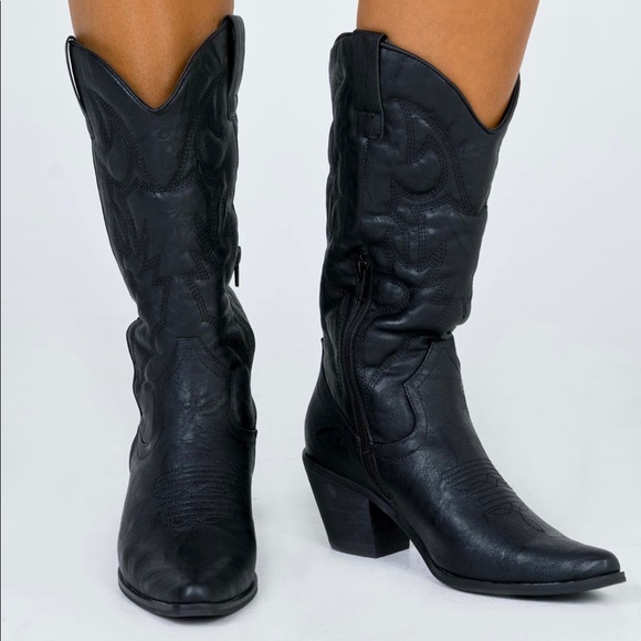 therapy | Shoes | Black Cowboy Boots 